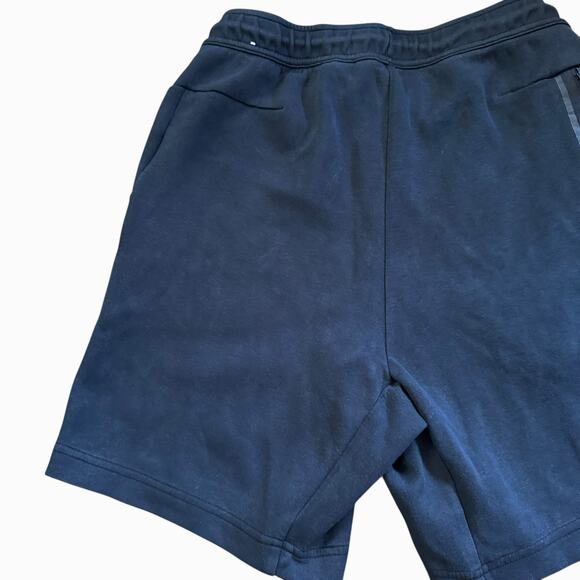 NIKE Men’s Shorts NSW Tech Fleece Triple Black Small S Activewear Gym Above Knee - Picture 10 of 13